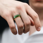 Julian | Emerald Stone Crown Ring