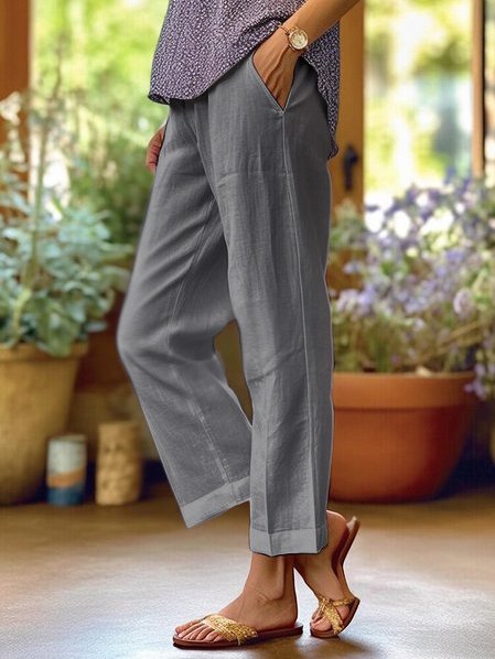 Milena | Casual Straight Cut Pants