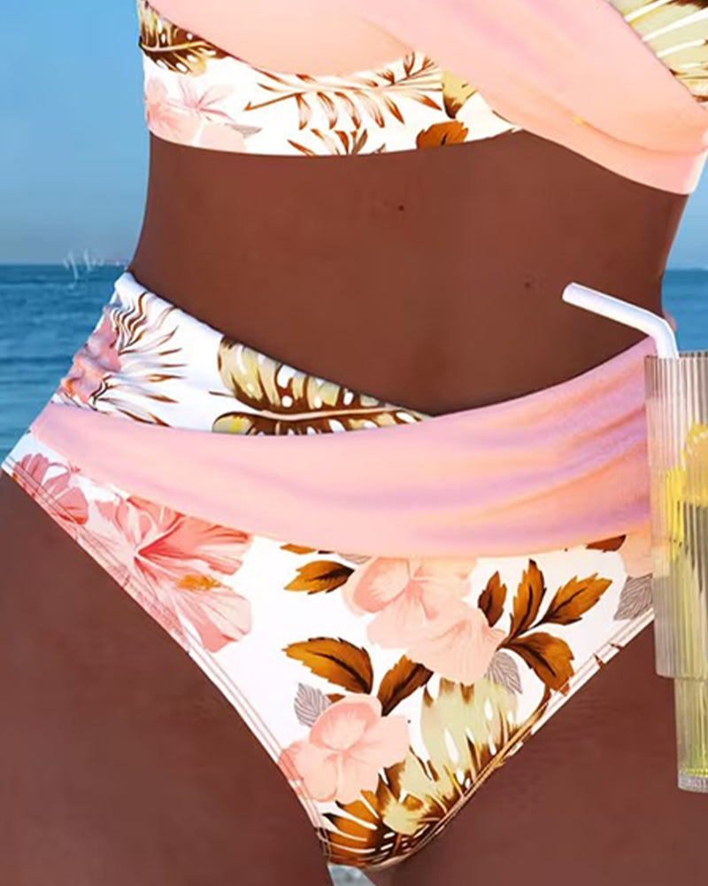 Sasha | Stylish Floral Cut-Out Bikini