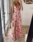 Sonya | Timeless Sleeveless Slit Midi Dress
