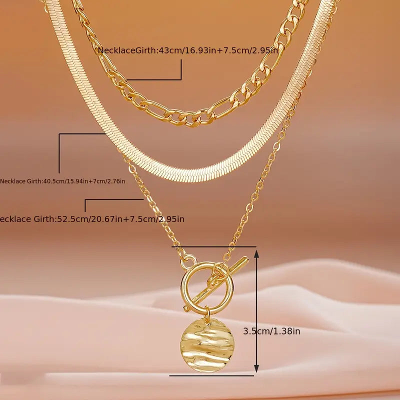 Savella | Coin Layered Necklace