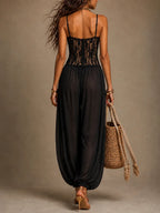 Grace | Night Lace Jumpsuit
