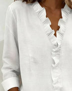 Althea | Lightweight V-Neck Blouse
