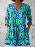 Gabriella | Long Blouse with V-Neck