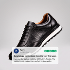 LORENZO LEATHER TRAINERS