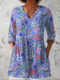 Delaney | Long Blouse with V-Neck