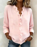 Althea | Lightweight V-Neck Blouse