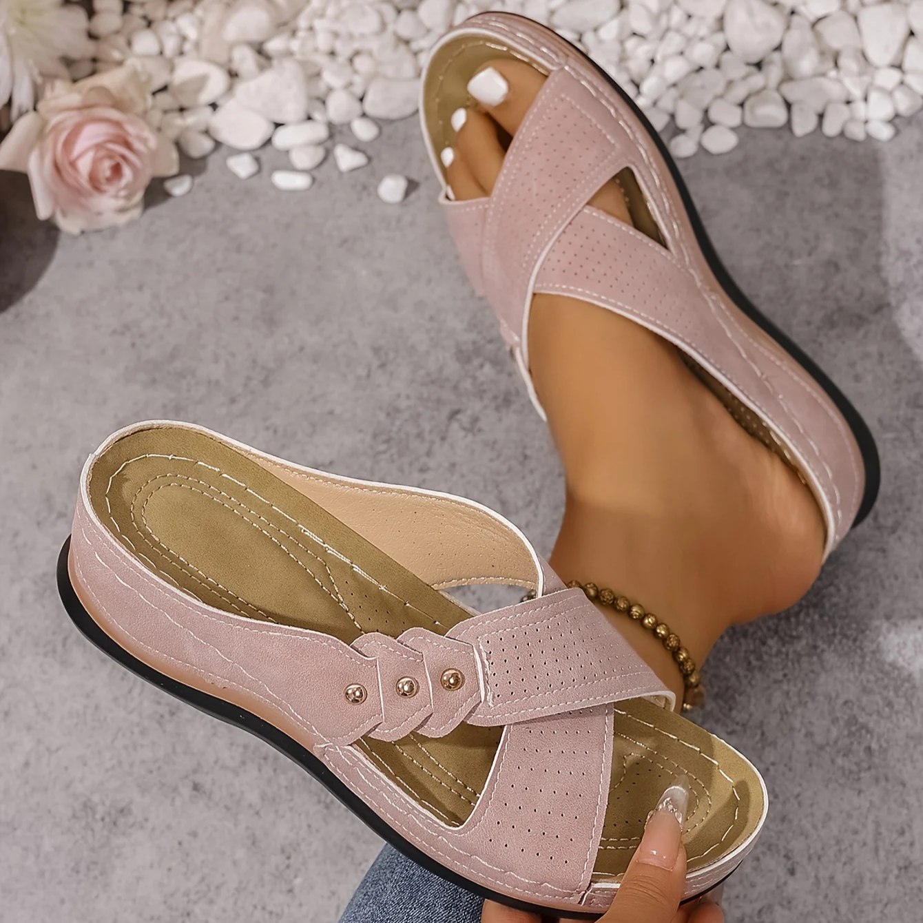 Ezera | Stylish Orthopedic Wedge Sandals