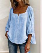 Orlinda | Stylish Relaxed Puff Sleeve Blouse