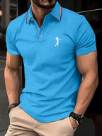 Laurence | Casual Short-Sleeve Golf Printed Shirt