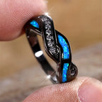 Sienna | Twisted Silver Inlay Ring