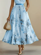 Molly | Elegant Sleeveless Long V-Neck Dress
