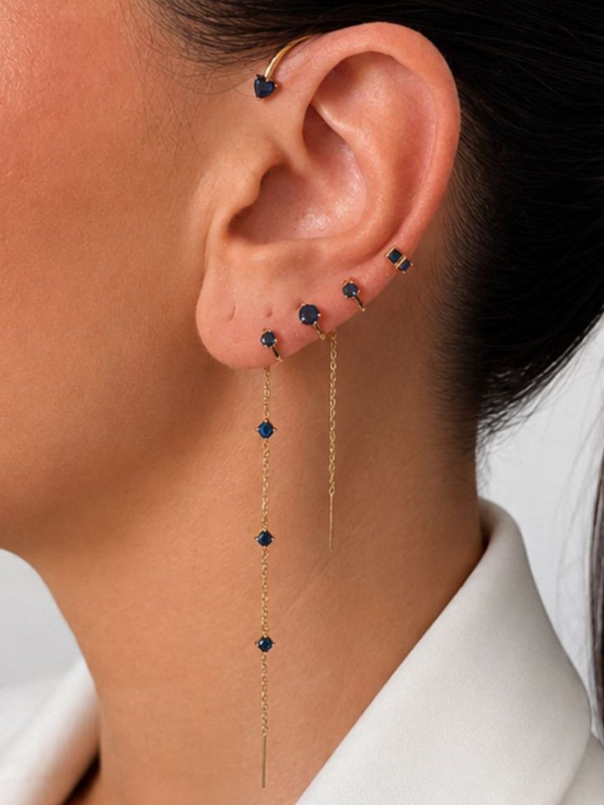 Mono Earring Giselle Blue