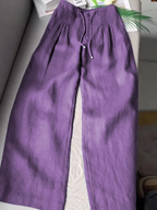 Romilda | Elegant Wide Leg Lace Pants