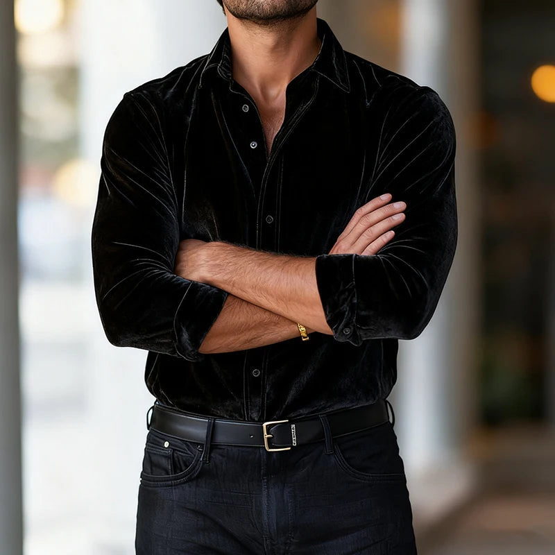 Finlay | Classic Velvet Button Shirt