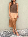 Katrina | Sleeveless Round Neck Summer Dress