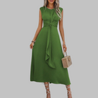Dulcie | Elegant Sleeveless Round Neck Maxi Dress