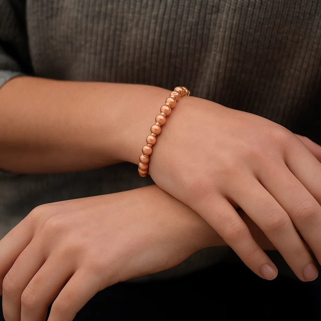 Elsa | Bead Style Copper Bracelet