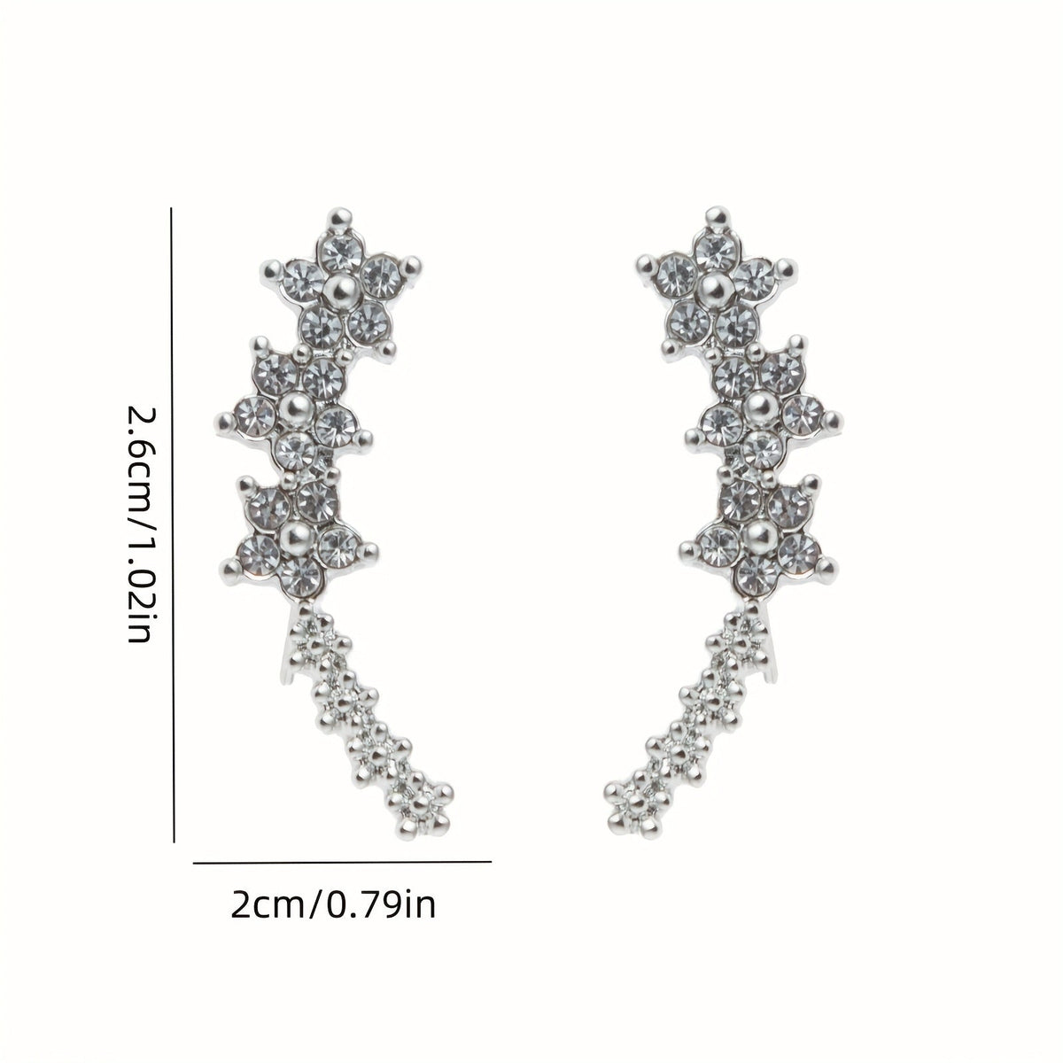 Delphine | Timeless Floral Earrings