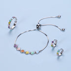 Paw Print Bracelet in Sterling Silver