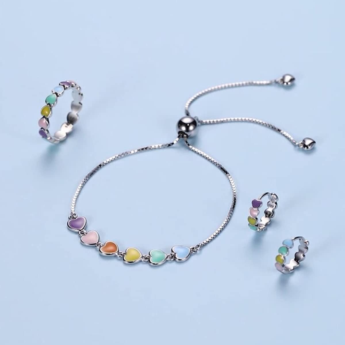 Paw Print Bracelet in Sterling Silver