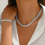 Loane | Fishtail Crystal Jewellery Set