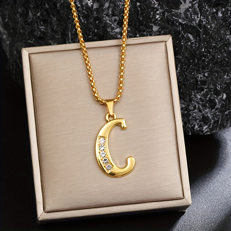 Ava | Initial Gold Necklace