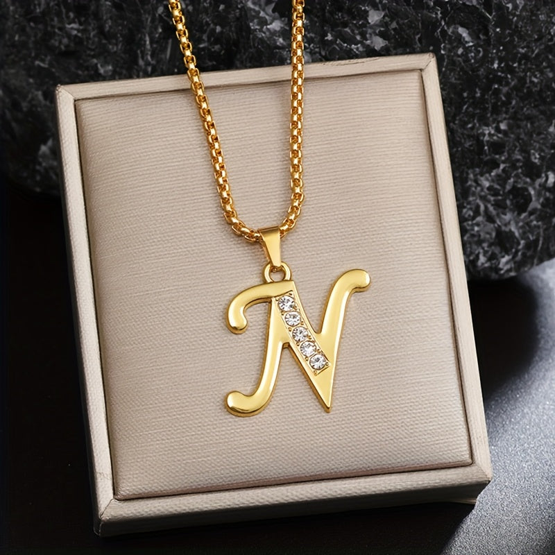 Ava | Initial Gold Necklace