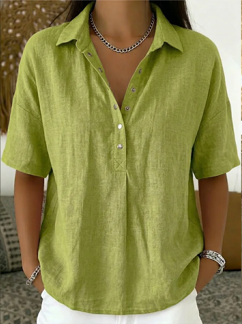Quinley | Casual Button-Up Collar Shirt