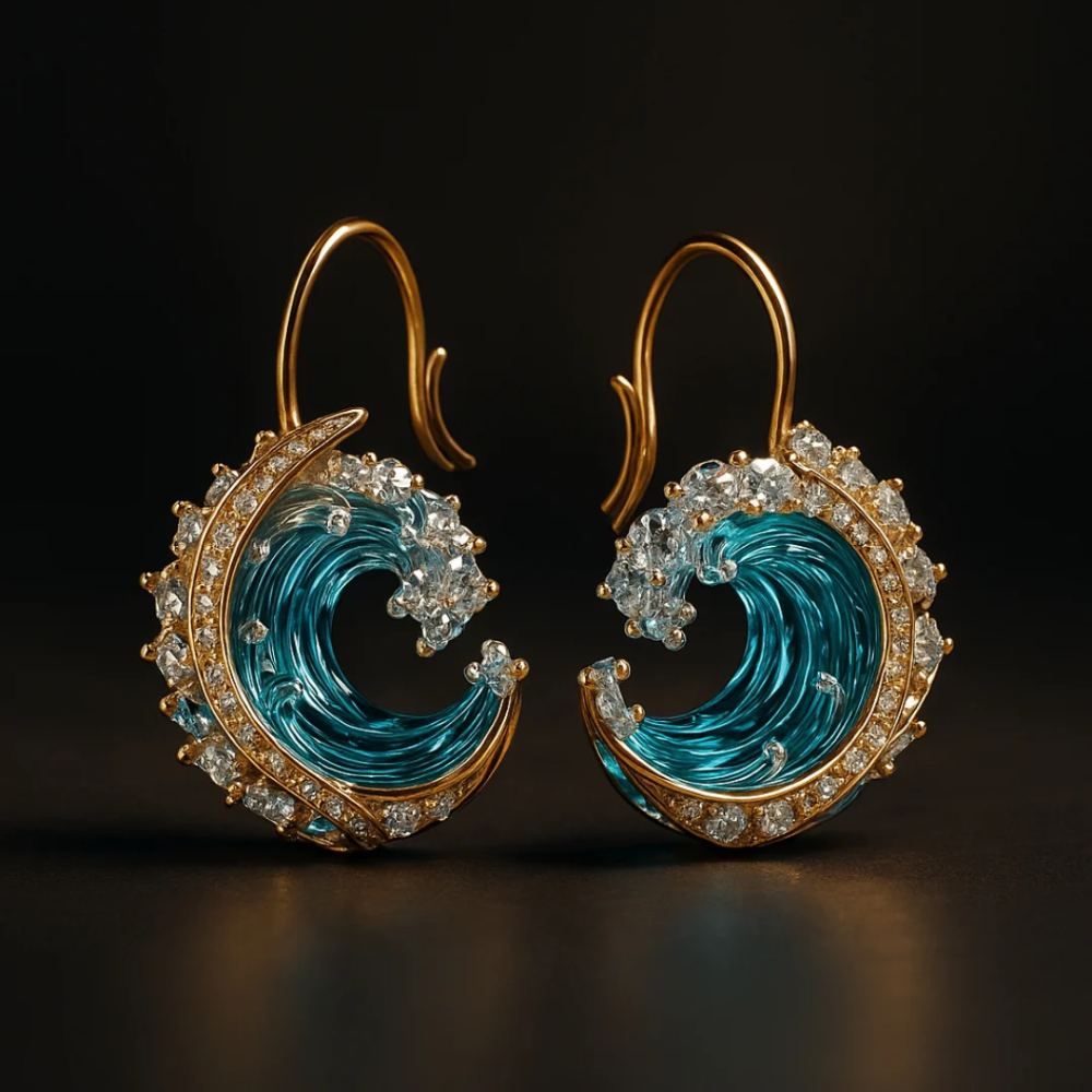Bregje | Ocean Blue Earrings