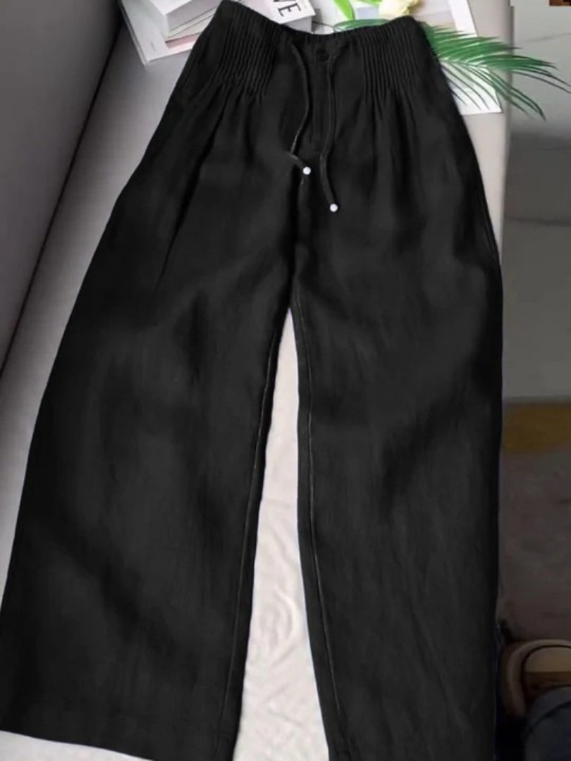 Romilda | Elegant Wide Leg Lace Pants