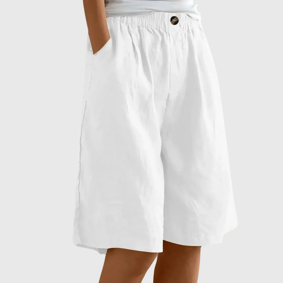 Alicia | Loose-Fit Elastic Waist Shorts