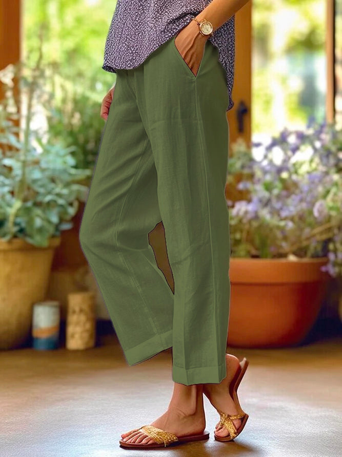 Milena | Casual Straight Cut Pants
