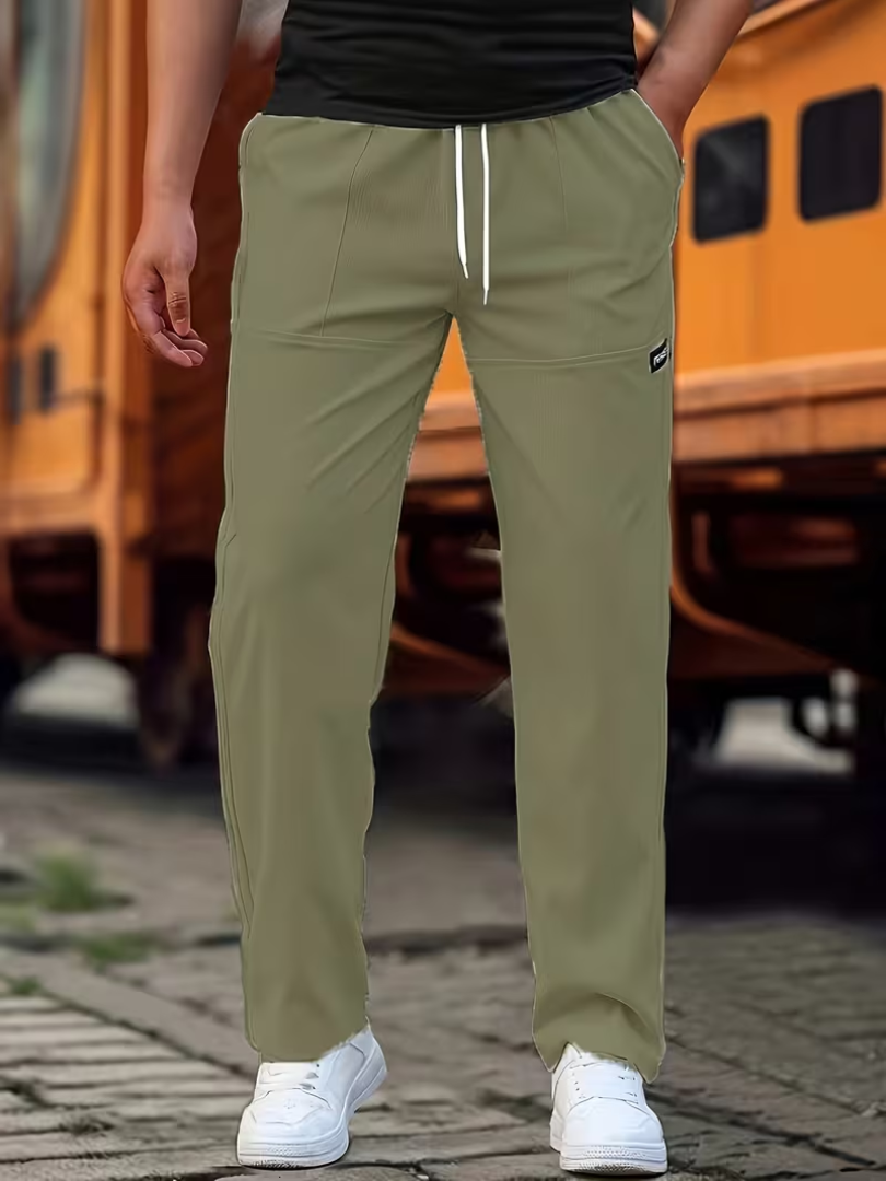 Jasper | Casual Lightweight Straight-Leg Pants