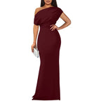 Felicity | Elegant Off-Shoulder Evening Dress