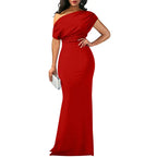 Felicity | Elegant Off-Shoulder Evening Dress