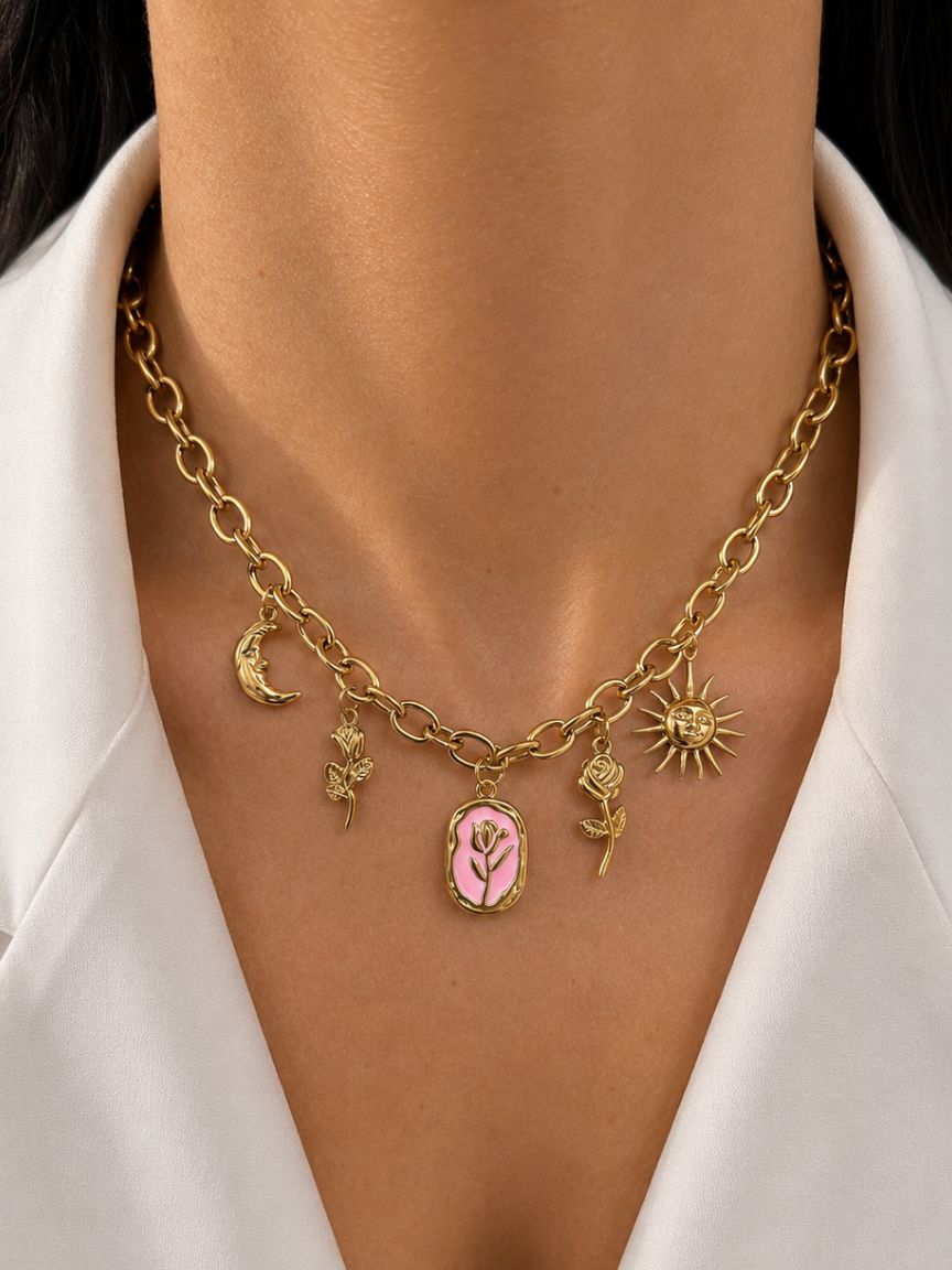 Eva Pink Necklace