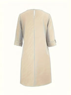Beatrice | Comfortable Round Neck Dress