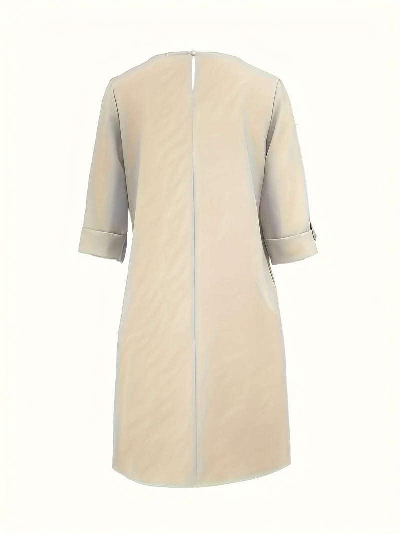 Beatrice | Comfortable Round Neck Dress