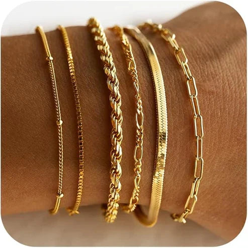 Isabella | Layered Bracelet Set