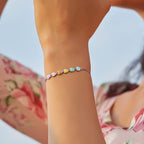 Paw Print Bracelet in Sterling Silver