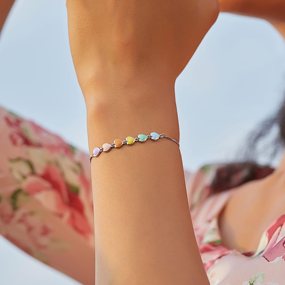 Paw Print Bracelet in Sterling Silver