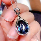 Marina | Sapphire Teardrop Necklace