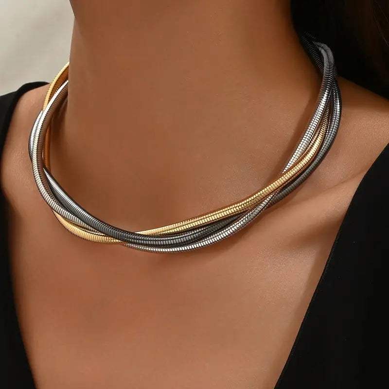 Portia | Layered Chain Necklace