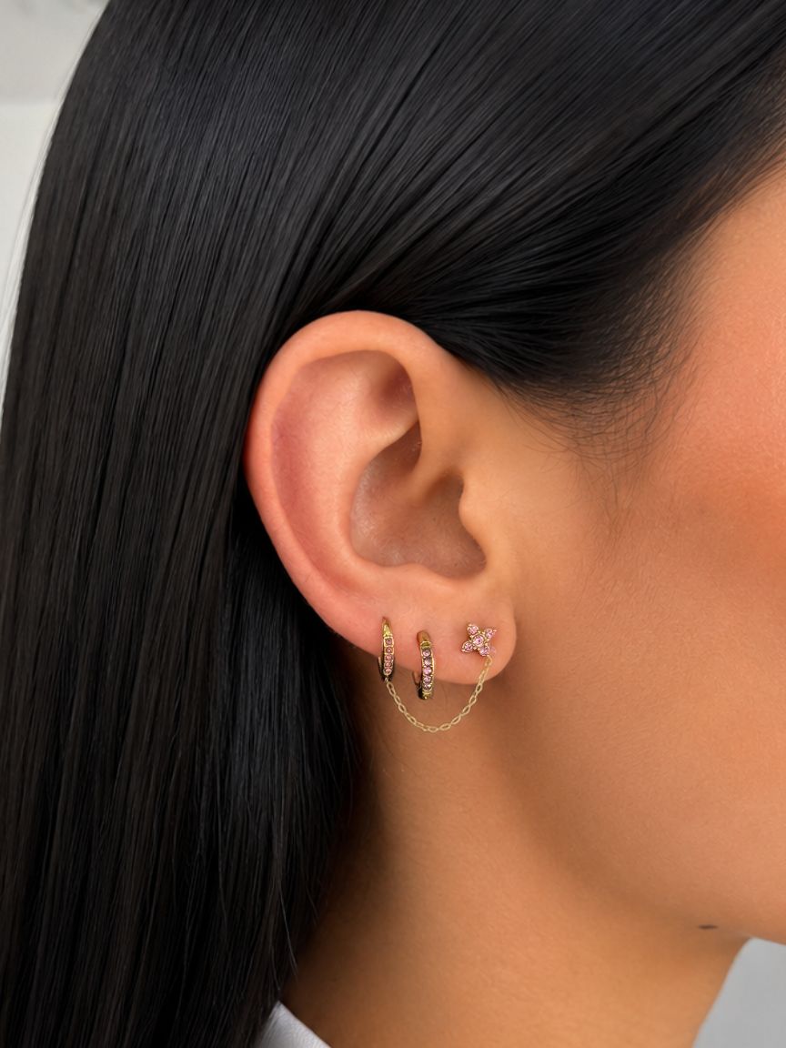 Sakura Pink Earring Set