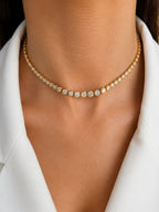 Sachi White Necklace