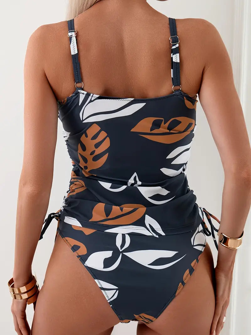 Coralie | Stylish Printed Tankini Swimsuit