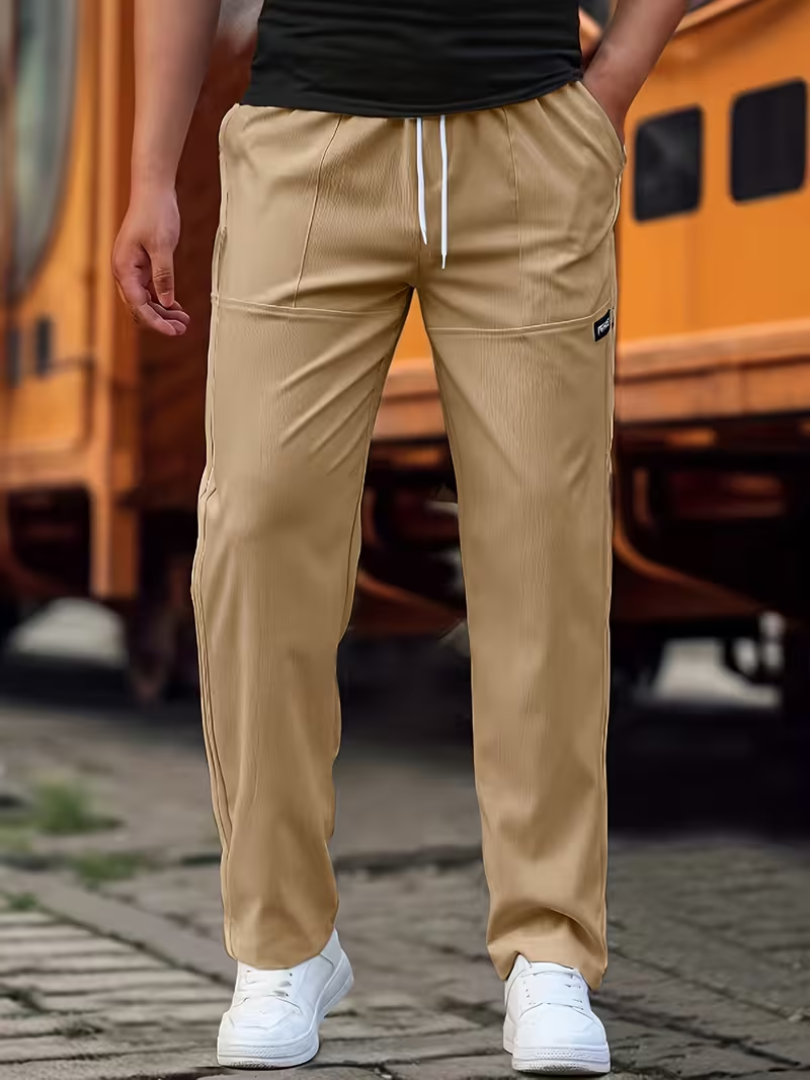 Jasper | Casual Lightweight Straight-Leg Pants
