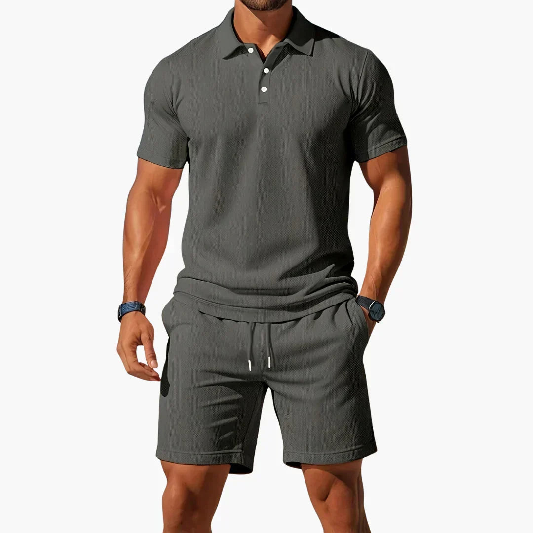 William | Premium Summer Polo & Shorts Set