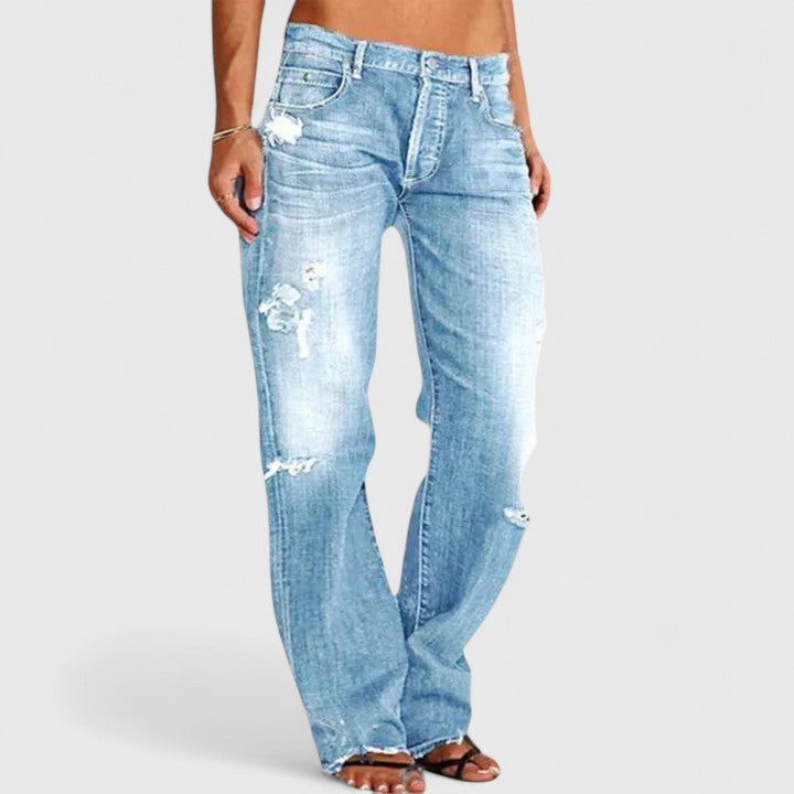 Grace | Elegant Wide-Leg Jeans